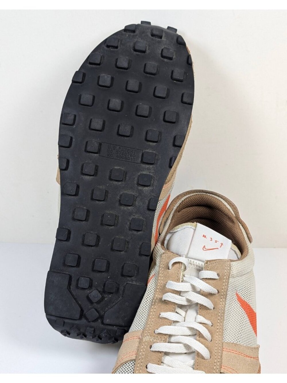 Nike Daybreak Type N.354 Shoes Mens Size 11 Retro Mesh Swoosh Orange Brown Tan - Picture 6 of 8